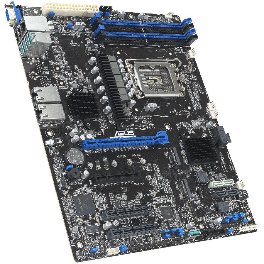 Placa de baza Asus P13R-E/10G-2T, 1x LGA1700, 128GB DDR5, 8x SATA, 2x M.2, 2x10GbE, ATX, 305x244mm - imagine 3