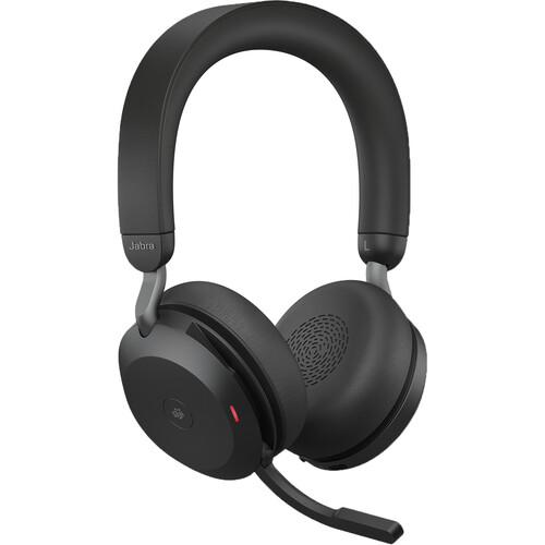 Casti Wireless Jabra Evolve2 75 MS Stereo, USB Type-C, Microfon Negru