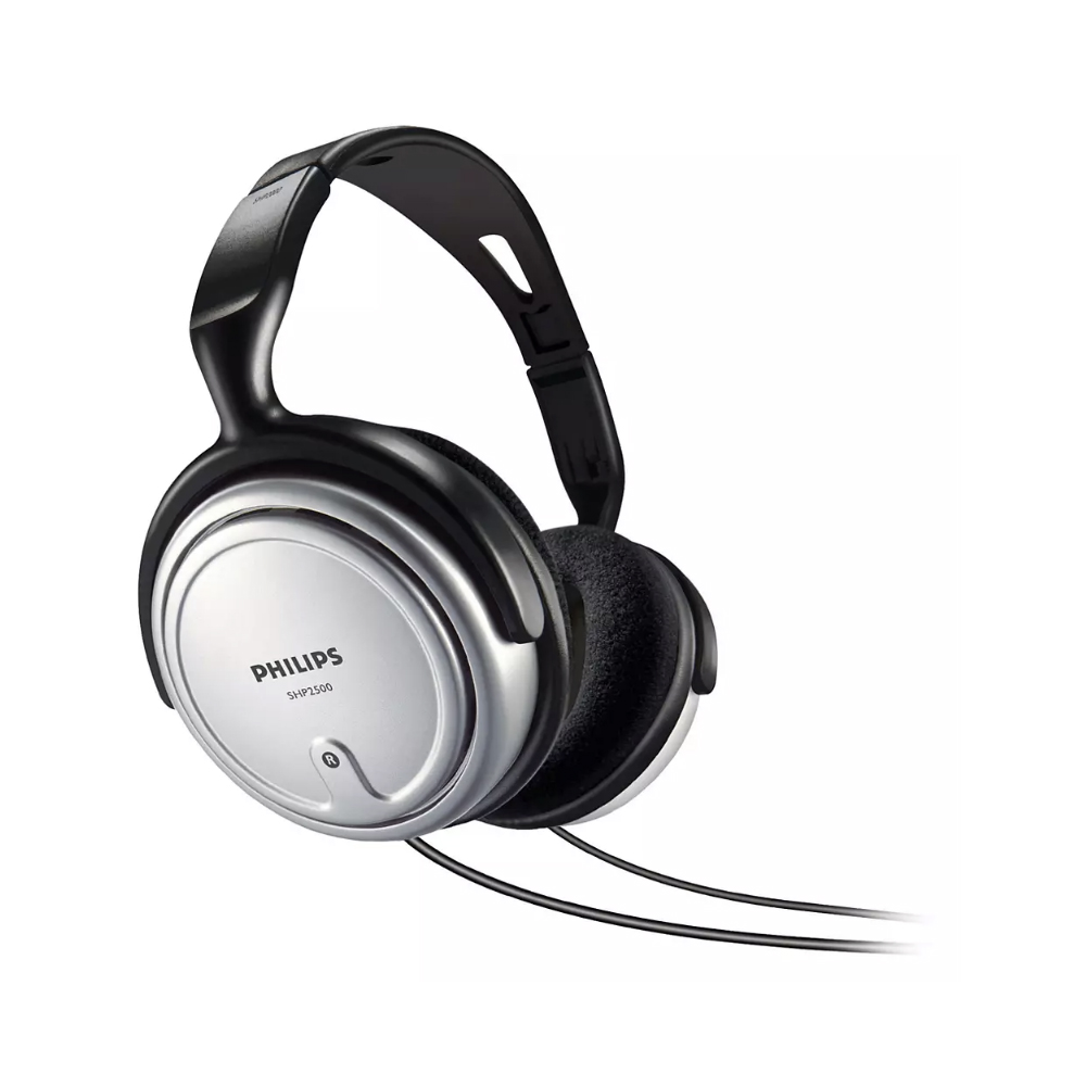 Casti Audio Over-Ear Philips, SHP2500/10, cu fir, Negru