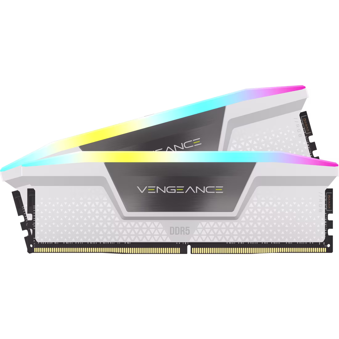 Corsair Vengeance RGB CMH32GX5M2B6400C36W DDR5 2 Corsair Vengeance RGB CMH32GX5M2B6400C36W DDR5 - imagine 2