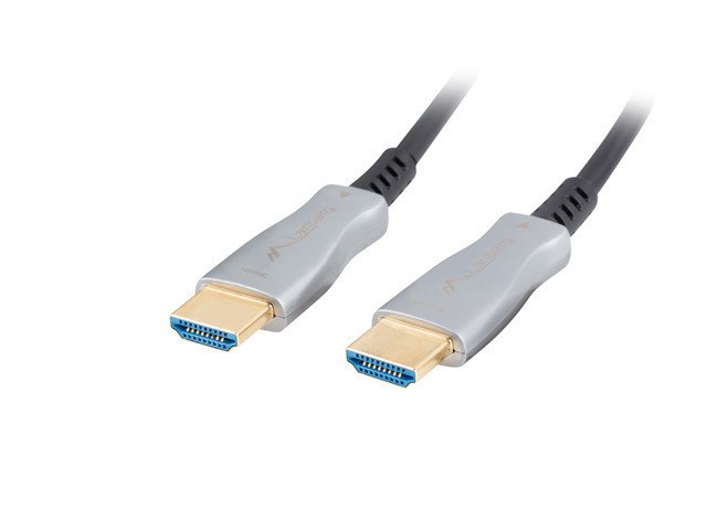 Cablu HDMI Lanberg 20m V2.0 4K AOC Optic - imagine 2