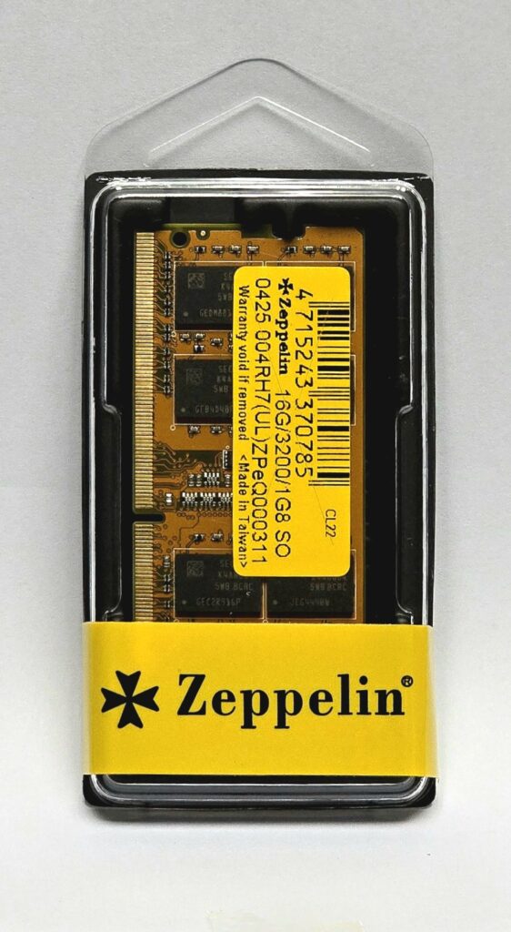 Memorie SODIMM Zeppelin, DDR4 16GB, 3200 MHz, retail