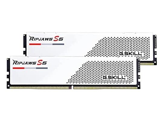 Memorie G.Skill Ripjaws S5 White 32GB DDR5 6000MHz CL32 Dual Channel Kit