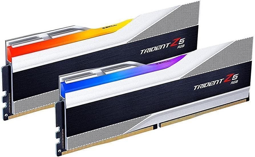 Memorie G.SKILL Trident Z5 RGB 32GB (2x16GB) DDR5 6400MHz CL32 F5-6400J3239G16GX2-TZ5RS 1.40V, Intel XMP