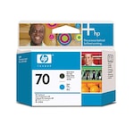 Cap de printare HP #70 Negru Mat, Cyan