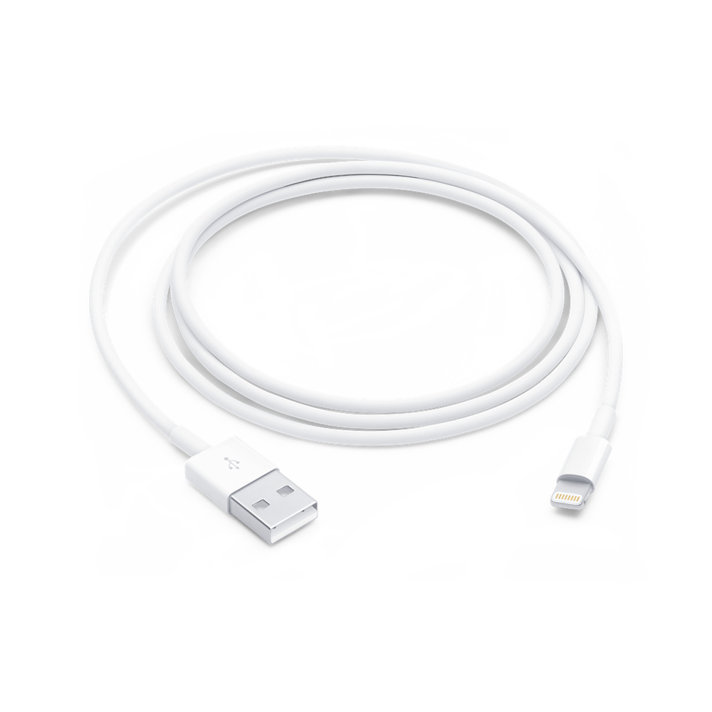 Cablu Apple Lightning USB 1m alb MXLY2