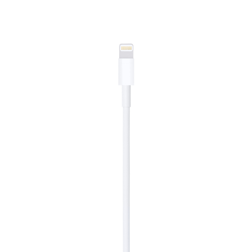 Cablu Apple Lightning USB 1m alb MXLY2 - imagine 3