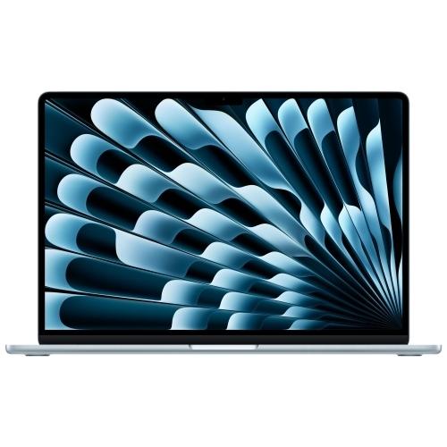 Laptop Apple MacBook Air 15.3” cu procesor Apple M4, 10 nuclee CPU si 10 nuclee GPU, 32GB RAM, 512GB SSD, Sky Blue, Tastatura Internationala