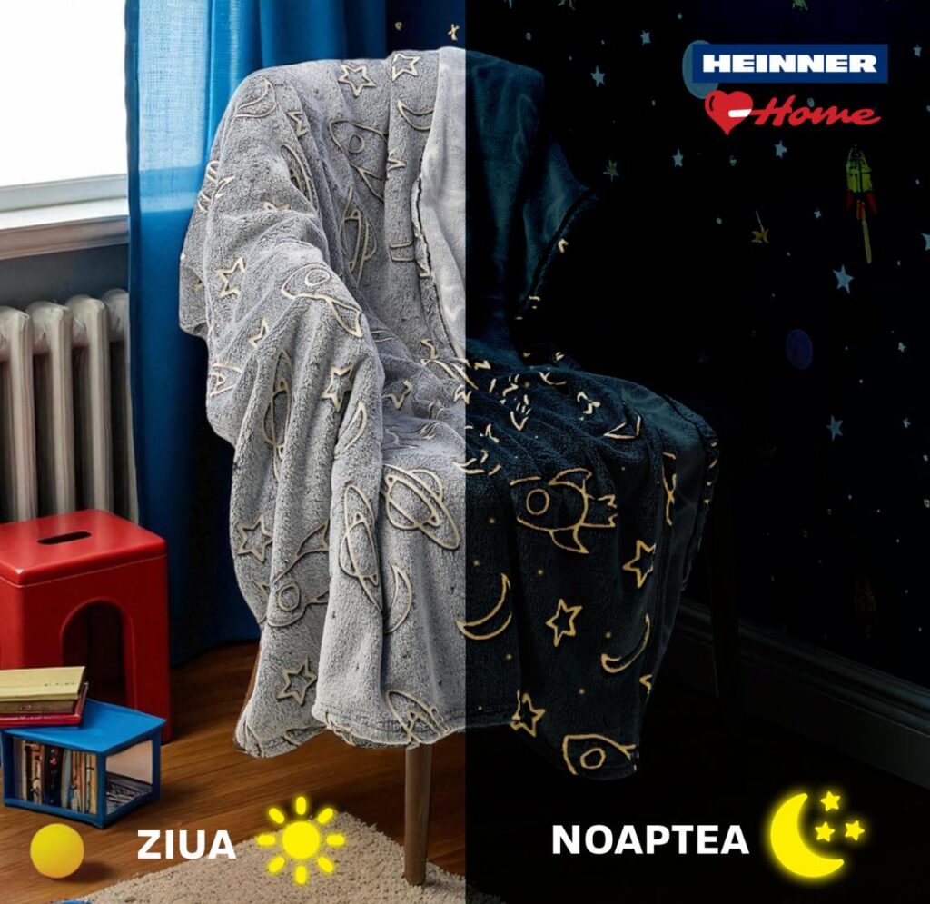 „Patura model fosforescent,Space,200×220