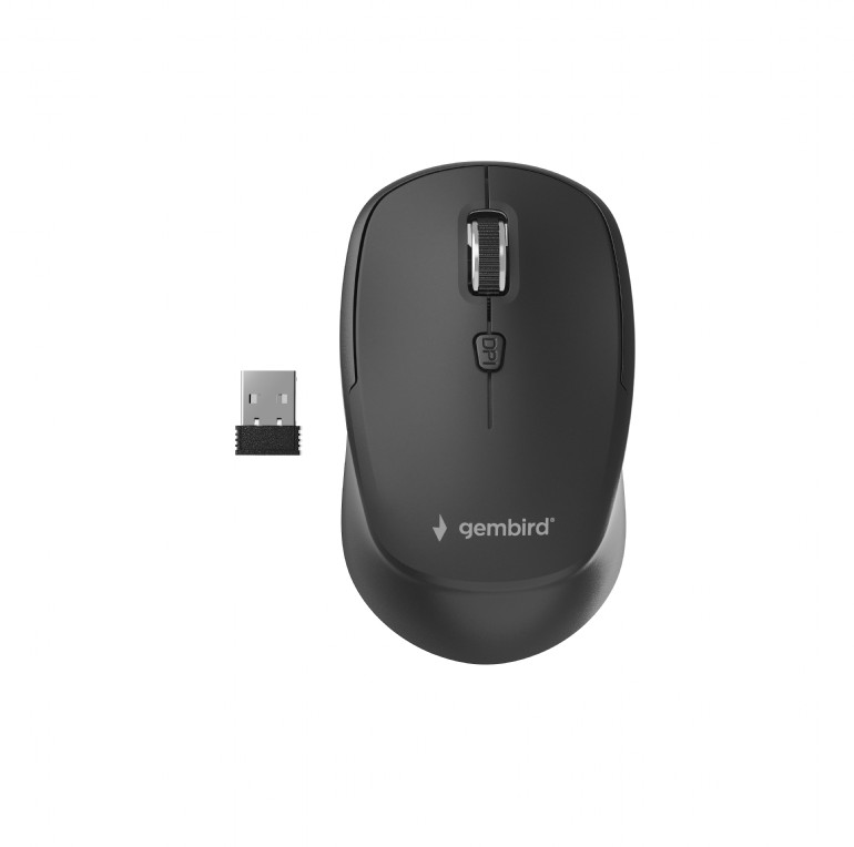 Mouse fara fir, Gembird, 1600 dpi, Negru