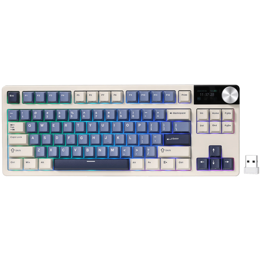 Tastatura Royal Kludge S85 RGB, 80% TKL, Hot-swap, Cloud switches, US
