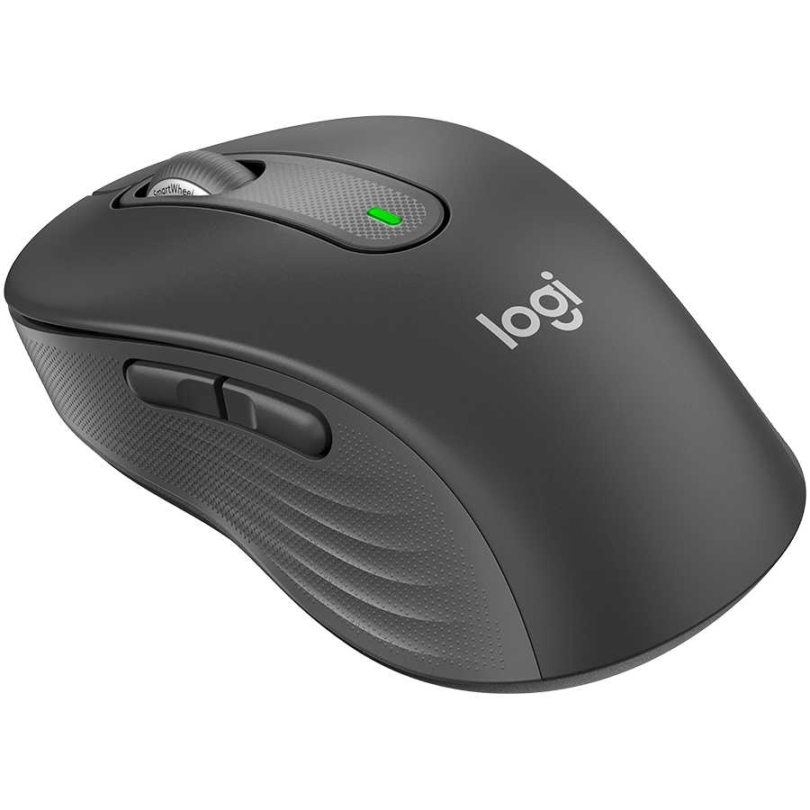 Mouse Logitech M650 Silent, Bluetooth, Wireless, Bolt USB receiver, Graphite
