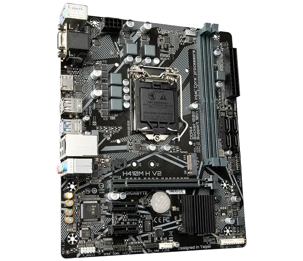 Placa de baza Gigabyte H410M H V2, Socket 1200