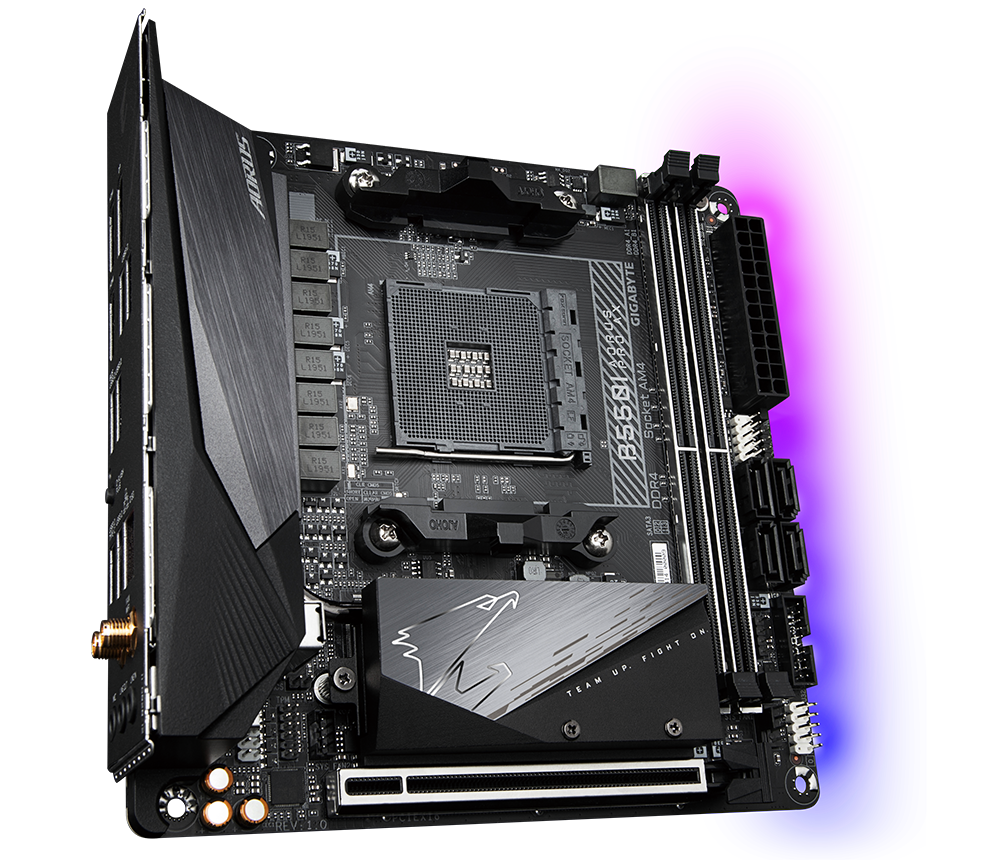 Placa de baza Gigabyte B550I AORUS PRO AX, Socket AM4