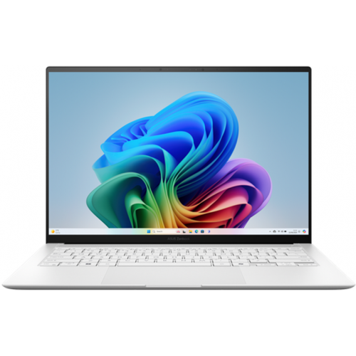 Laptop ASUS Zenbook S 14 UX5406SA cu procesor Intel® Core™ Ultra 7 258V pana la 4.8 GHz, 14”, 3K, OLED, 120Hz, 32GB RAM LPDDR5X, 1TB SSD, Intel® Arc™ Graphics, Windows 11 Pro, Scandinavian White
