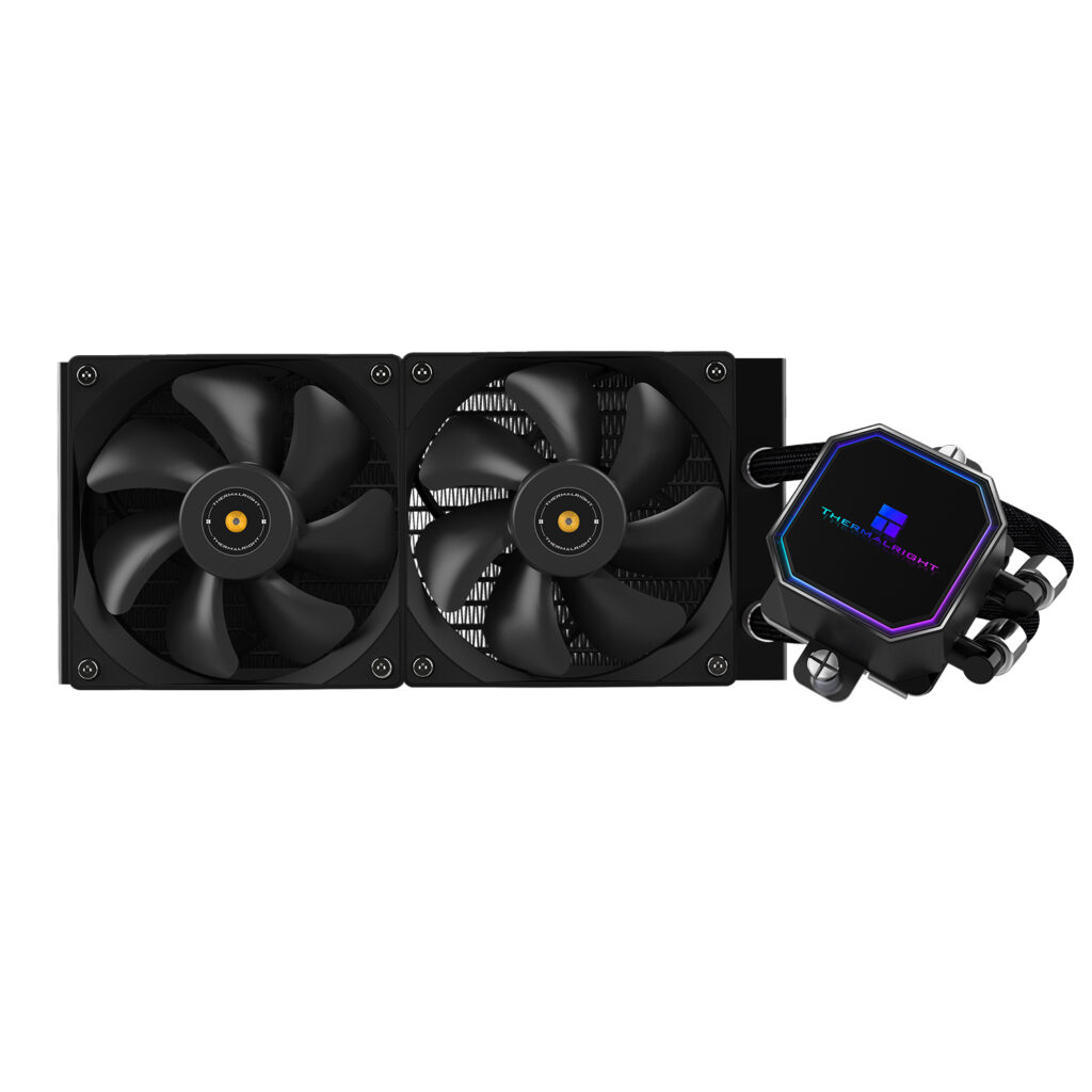 Cooler Thermalright „Frozen Prism 240 Black”, racire cu lichid, 2 x 120mm, 1850 rpm, fara LED, negru