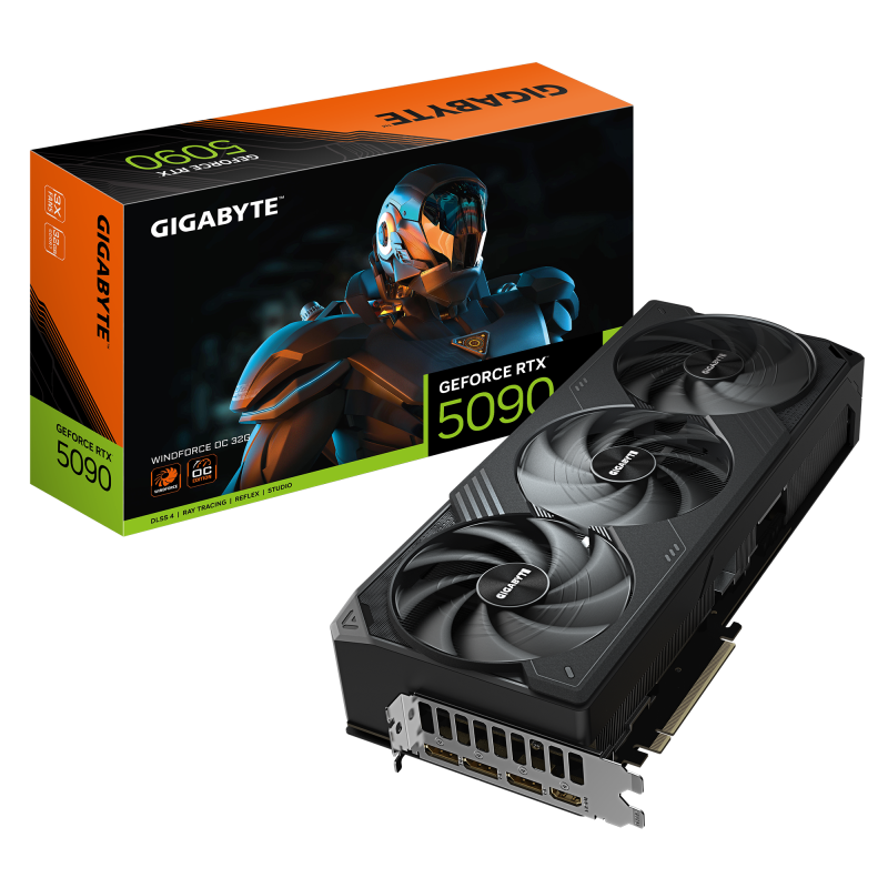 Placa Video GIGABYTE GEFORCE RTX 5090 WINDFORCE OC 32GB
