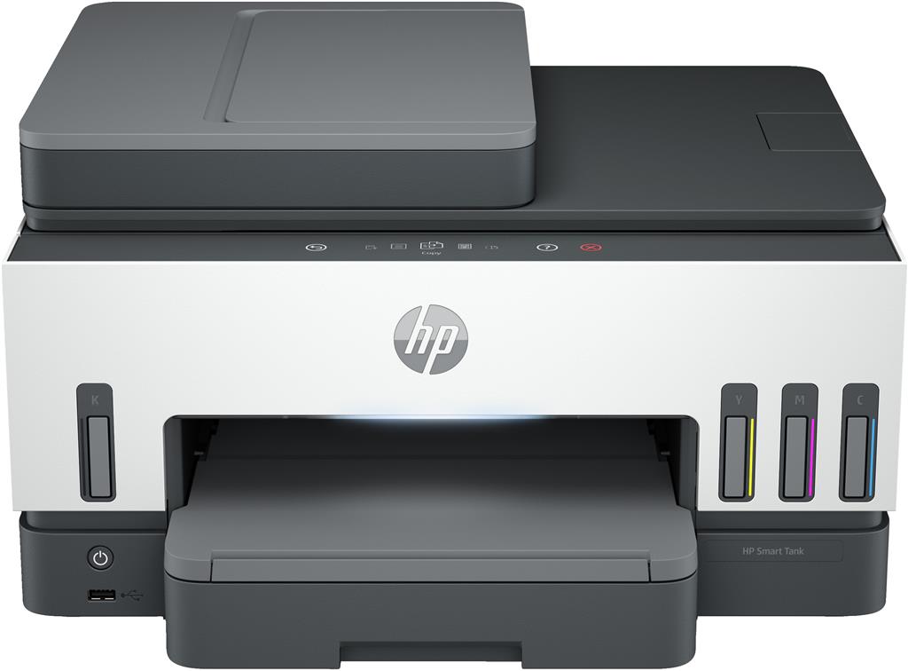 Multifunctional inkjet color CISS HP Smart Tank 790 All-in-One Printer, Light Basalt, Retea, Wireless, ADF, Duplex, A4