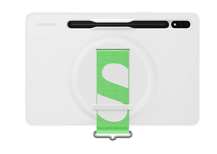 Husa de protectie Samsung Strap Cover pentru Tab S8, White