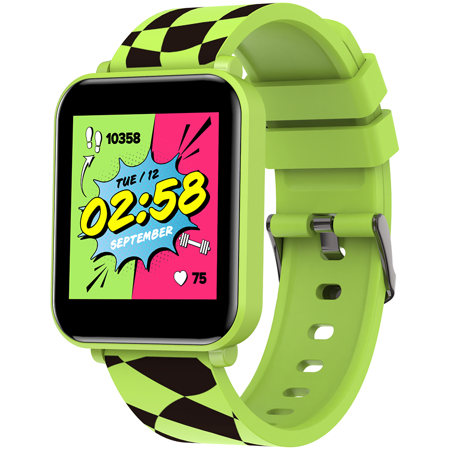 Smartwatch copii Canyon Joyce KW-43 Dual bluetooth, Music, Verde