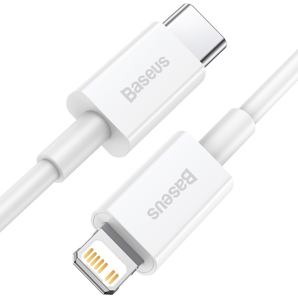 Cablu Lightning la Type-C PD Baseus Superior Series, White 2 Cablu Lightning la Type-C PD Baseus Superior Series, White - imagine 2