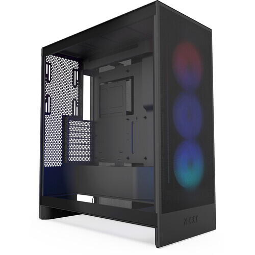 Carcasa NZXT H7 Flow RGB (2024), Mid-Tower, ATX, Negru