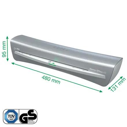 Laminator Leitz iLAM A3 Home Office, gri, "74400089" (timbru verde 11 lei) - imagine 5