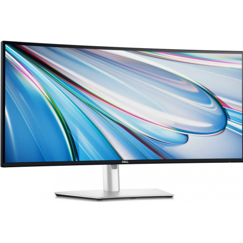 Monitor IPS LED Dell U3425WE 34.14″, 3440 x 1440, 5ms, 21:9, 120Hz, HDMI, DP, Thunderbolt cu 90W power, RJ45, boxe 2x 5W, Negru Argintiu