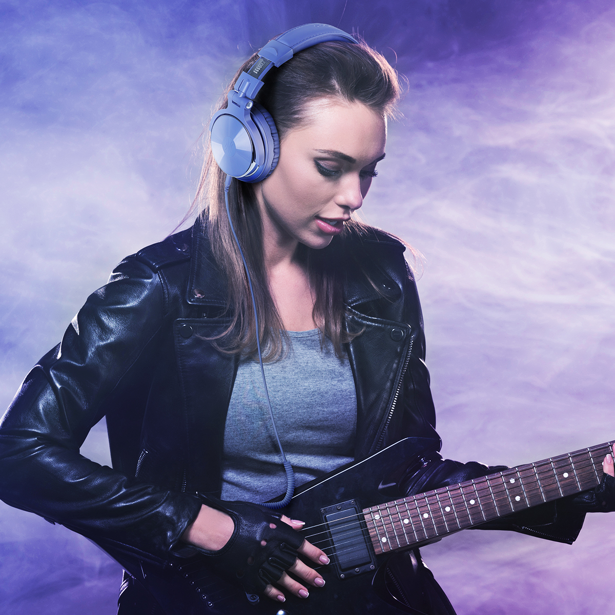 Casti Over the Ear OneOdio Pro 10, Hi-Res Audio, Cu fir detasabil, Jack 3.5mm/6.35 mm, Light Blue 5 Casti Over the Ear OneOdio Pro 10, Hi-Res Audio, Cu fir detasabil, Jack 3.5mm/6.35 mm, Light Blue - imagine 5