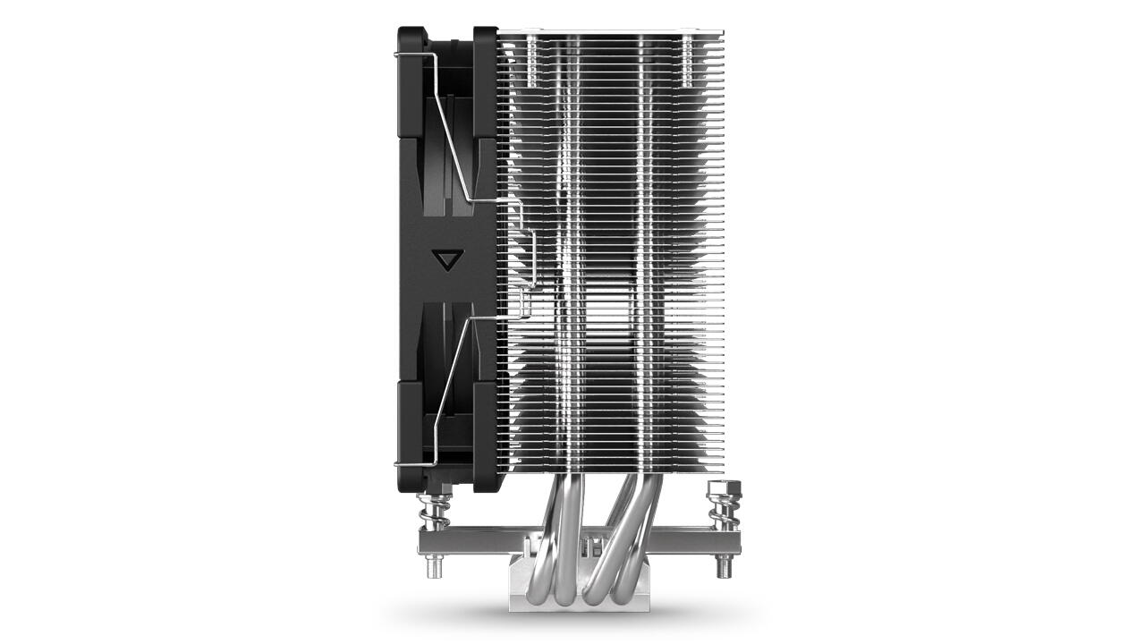 Cooler Scythe "Kotetsu Mark II", skt. universal, racire cu aer, ventilator 120 mm, 1500 rpm, inaltime cooler 154mm, 4 heatpipe, "SCKTT-2100" (timbru verde 2.00 lei) - imagine 4