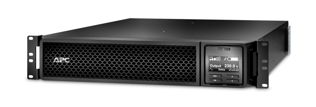 UPS APC SRT3000RMXLI Smart On-Line Rackmount 2U, 3000VA/2700W, 8 prize IEC C13, 2 prize IEC C19, Dubla conversie, LCD Display