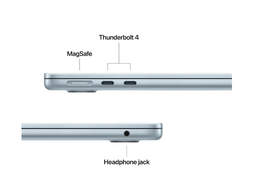 Laptop Apple MacBook Air 13", cu procesor Apple M4, 10 nuclee CPU si 8 nuclee GPU, 16GB RAM, 256GB, Sky Blue, Tastatura Internationala, Manual RO 3 Laptop Apple MacBook Air 13", cu procesor Apple M4, 10 nuclee CPU si 8 nuclee GPU, 16GB RAM, 256GB, Sky Blue, Tastatura Internationala, Manual RO - imagine 3