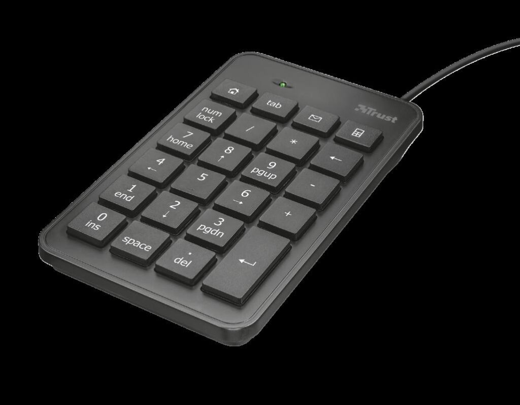 Tastatura numerica Trust Xalas, USB, Negru