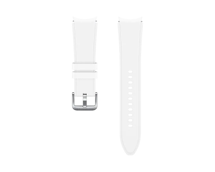 Curea smartwatch Samsung Ridge Sport Band pentru Galaxy Watch 4 / 4 Classic (20mm, M/L), Alb