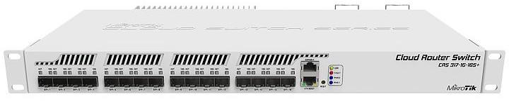 Switch fara management MikroTik CRS317-1G-16S+RM, 16 porturi SFP+, 800 MHz, 443x224x44mm