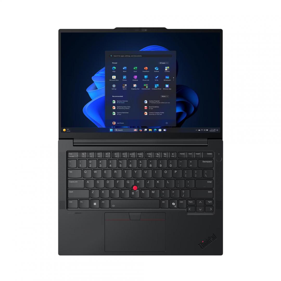 Laptop Lenovo ThinkPad E14 G7 WUXGA 14 inch Intel Core Ultra 7 255H 16GB 512GB SSD Free Dos Black 5 Laptop Lenovo ThinkPad E14 G7 WUXGA 14 inch Intel Core Ultra 7 255H 16GB 512GB SSD Free Dos Black - imagine 5