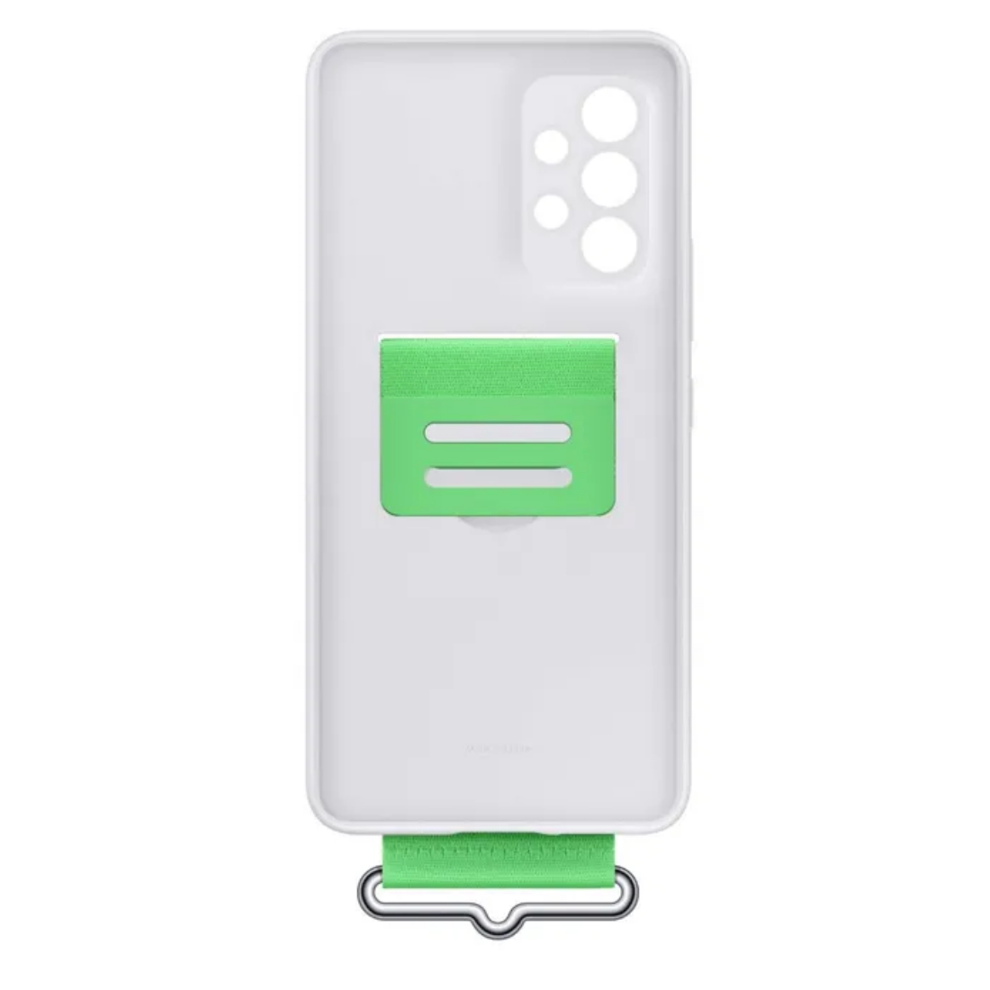 Husa de protectie Samsung Silicone Cover with Strap pentru Galaxy A53 5G, White 1 Husa de protectie Samsung Silicone Cover with Strap pentru Galaxy A53 5G, White