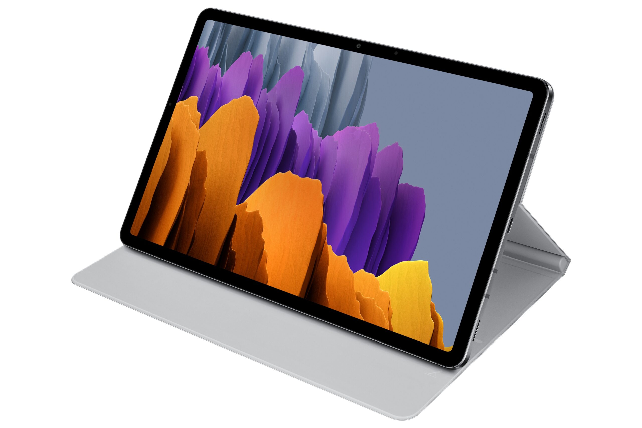 Husa de protectie Samsung Book Cover pentru Galaxy Tab S7, Light Gray 2 Husa de protectie Samsung Book Cover pentru Galaxy Tab S7, Light Gray - imagine 2