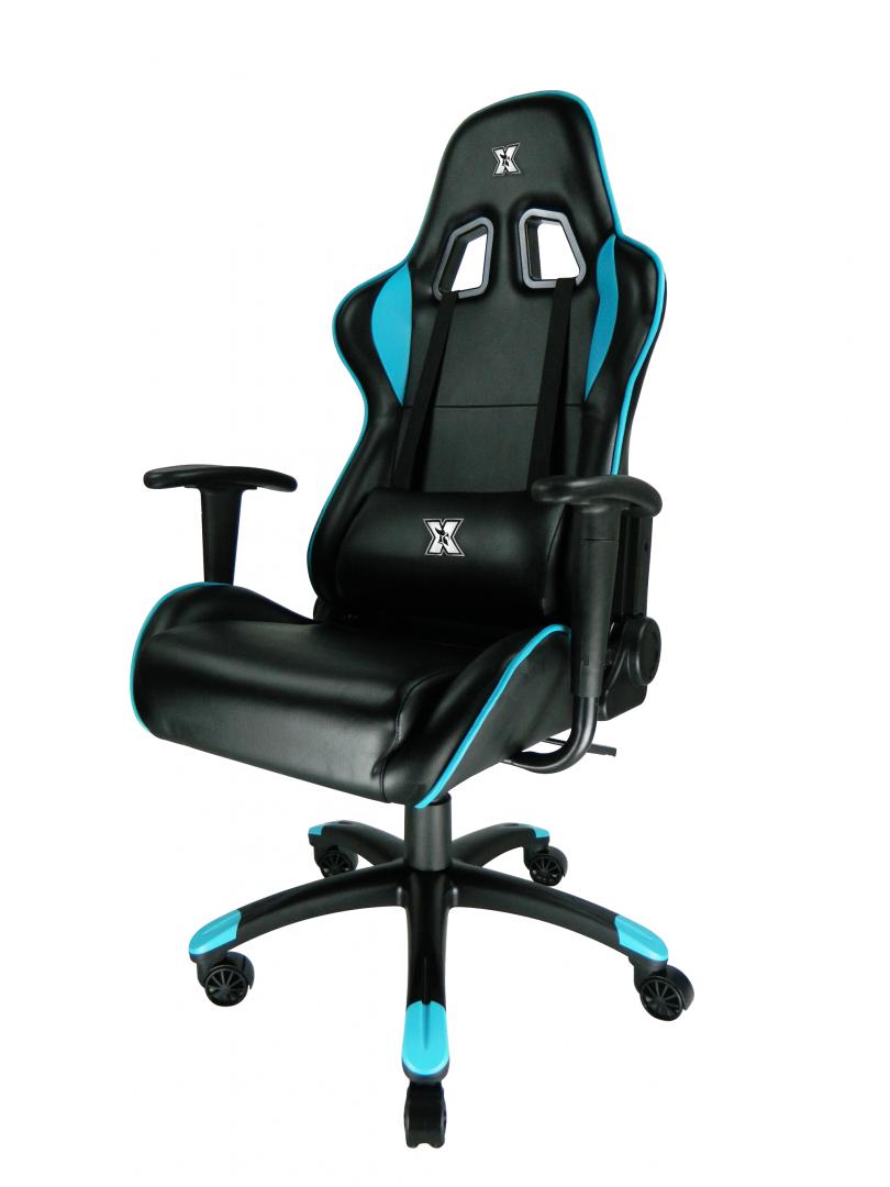 Scaun gaming Serioux Torin, Black/Blue 4 Scaun gaming Serioux Torin, Black/Blue - imagine 4