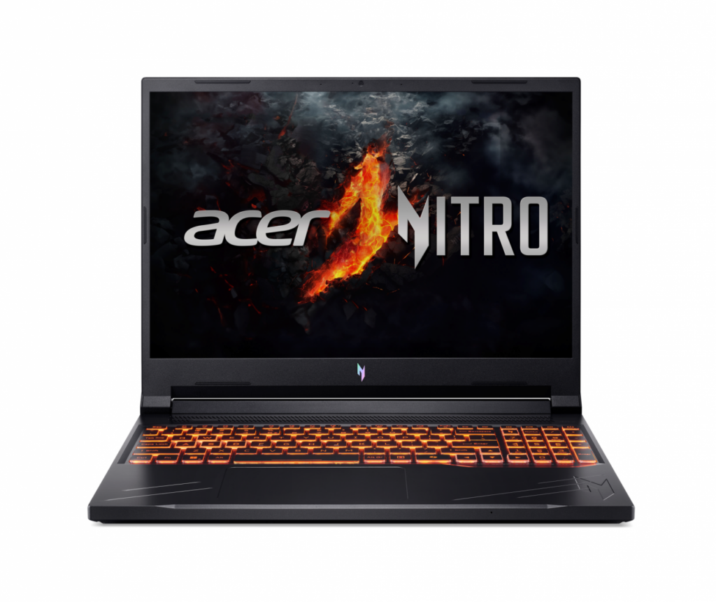 Laptop Acer Gaming Nitro V 16 ANV16-71 cu procesor Intel® Core™ i5 14450HX pana la 4.8GHz, 16” WUXGA, IPS, 165Hz, 16GB DDR5 RAM, 512GB SSD, NVIDIA® GeForce RTX 4060 8GB GDDR6, No OS, Obsidian Black,