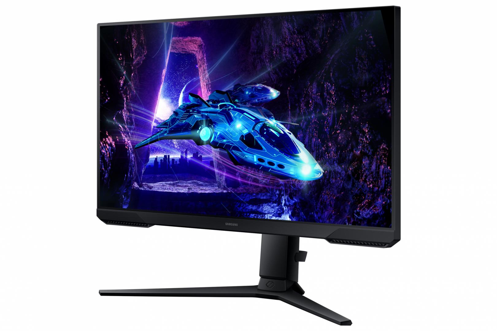 Monitor Gaming LED VA Samsung Odyssey G3 24", Full HD (1920x1080), 180Hz, 1ms, AMD FreeSync™, HDR 10, HDMI, Display Port, Pivot, VESA, negru 2 Monitor Gaming LED VA Samsung Odyssey G3 24", Full HD (1920x1080), 180Hz, 1ms, AMD FreeSync™, HDR 10, HDMI, Display Port, Pivot, VESA, negru - imagine 2