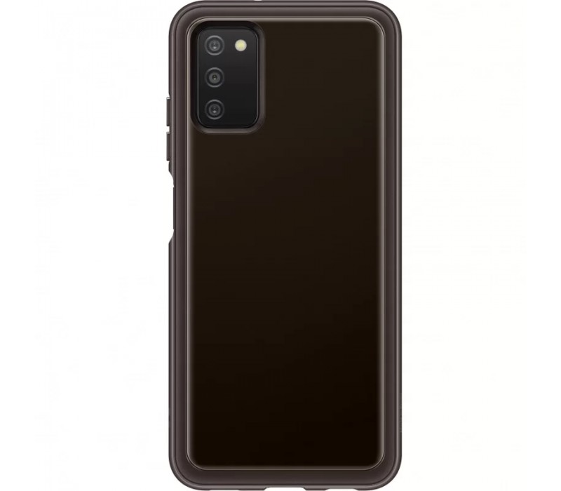 Husa de protectie Samsung Soft Clear Cover pentru Galaxy A03s, Black
