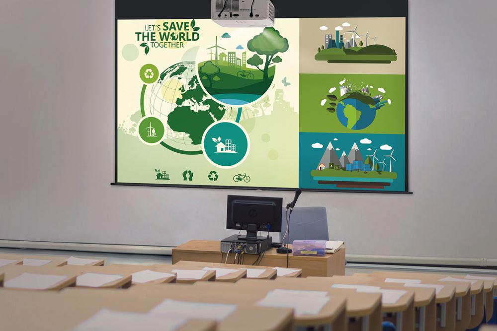 Videoproiector Optoma ZH400, DLP laser FHD 1920*1080, 4.000 lumeni, 16:9/ 4:3/ 16:10, HDMI, difuzor 15W, IP6X, telecomanda, functionare 24/7, rotire 360gr, Alb