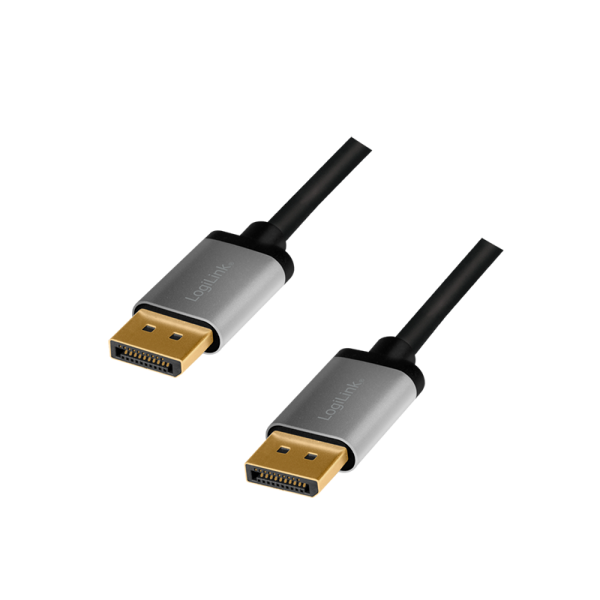 CABLU video LOGILINK, DisplayPort (T) la DisplayPort (T) 1.2, 3m, conectori auriti, rezolutie maxima 4K (3840 x 2160) la 60 Hz, aluminiu, triplu ecranaj, negru-gri, "CDA0102" (timbru verde 0.18 lei) 2 CABLU video LOGILINK, DisplayPort (T) la DisplayPort (T) 1.2, 3m, conectori auriti, rezolutie maxima 4K (3840 x 2160) la 60 Hz, aluminiu, triplu ecranaj, negru-gri, "CDA0102" (timbru verde 0.18 lei) - imagine 2