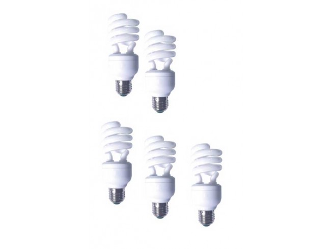 Set 5 becuri economice Panasonic EFD19E27HD3E-5, putere lampa 19W, echivalent pentru incandescenta 95W