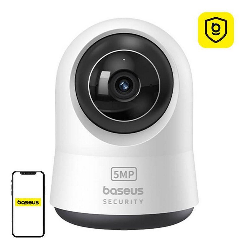Camera de supraveghere Wireless Baseus P1 Pro cu Pan/Tilt 360 grade, 5MP, 3K, 8x Digital Zoom, Smart Detection, Smart Tracking, Two-Way Talk