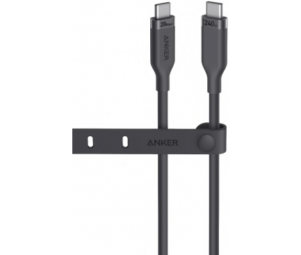 Cablu Anker USB 4 Gen 20 Gbps Data Transfer 4K HD Display 240W USB-C 0.91m, Negru