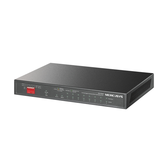 Switch MERCUSYS MS110GMP Gigabit Ethernet (10/100/1000) Power over Ethernet (PoE) Negru