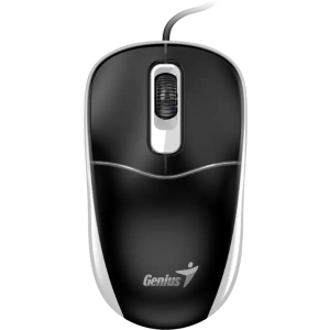 Mouse Genius, PC sau NB, cu fir USB-A, optic, 1200 dpi, butoane/scroll 3/1, negru-gri 2 Mouse Genius, PC sau NB, cu fir USB-A, optic, 1200 dpi, butoane/scroll 3/1, negru-gri - imagine 2