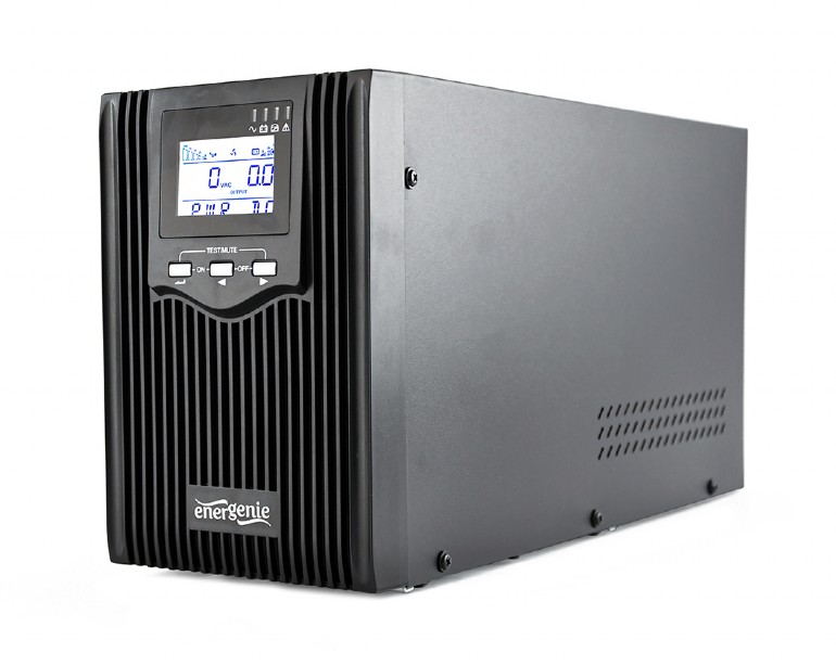 UPS Gembird EG-UPS-PS2000-02, 1600W, 9Ah, Negru, 50dB, Tip Turn